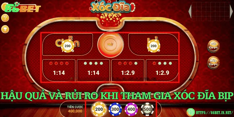 Xóc đĩa bịp – sự thật phía sau trò chơi may rủi Hậu quả và rủi ro khi tham gia xóc đĩa bịp