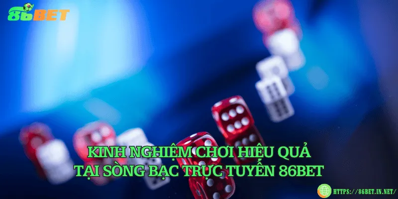 Kinh nghiệm chơi hiệu quả tại sòng bạc trực tuyến 86BET