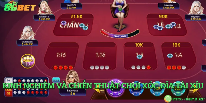 Kinh nghiệm và chiến thuật chơi xóc đĩa tài xỉu