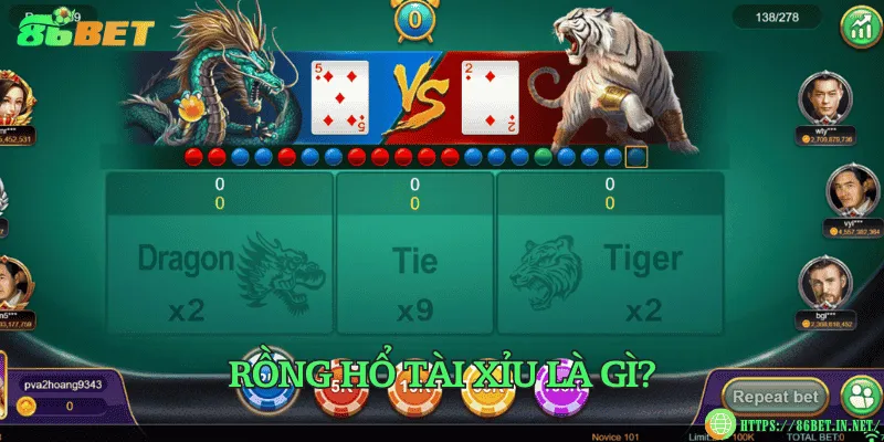 Rồng hổ tài xỉu – Phiên bản biến thể hấp dẫn của game Rồng hổ tài xỉu là gì?